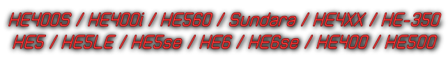HE400S / HE400i / HE560 / Sundara / HE4XX / HE-350 HE5 / HE5LE / HE5se / HE6 / HE6se / HE400 / HE500